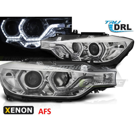 Angel Eyes Xenon LED DRL AFS Front Headlights for BMW F30/F31 10.11 - 05.15