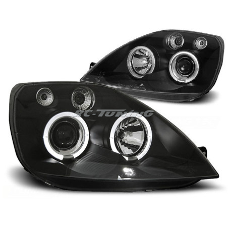 Angel Eyes Front Headlights Ford Fiesta MK6 05.02-08.05