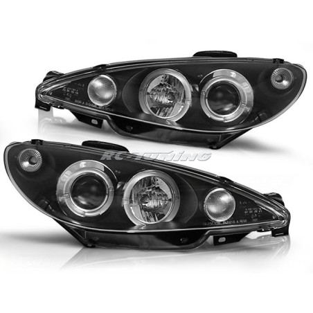 Peugeot 206 02- Angel Eyes Front Headlights