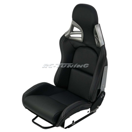 GT3 look leather/Carbon folding sports seat for Porsche 997