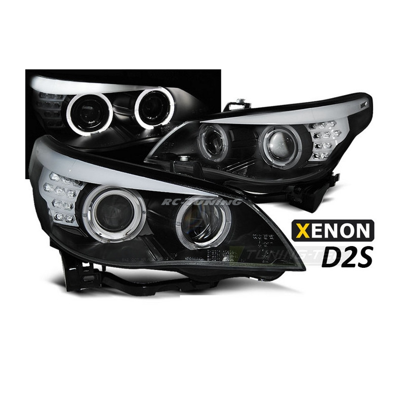 Angel Eyes Xenon D2S Frontscheinwerfer für BMW Serie 5 E60/E61 03-04 LPBMO8