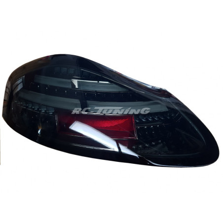 Smoked LED taillights with dynamic turn signals for Porsche 986 96-04