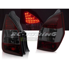 Feux Arrière LED rouge/fumé pour Citroën C2 11.03-10