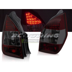 Red/Smoked LED Rear Lights for Citroen C2 11.03-10