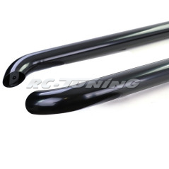 Running boards sills stainless steel black gloss for VW T5 T6 T6.1 short wheelbase