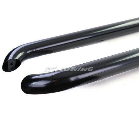 Glossy black stainless steel running boards for VW T5 T6 T6.1 short