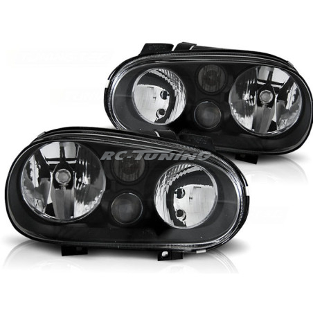 Black Front Headlights for Volkswagen Golf 4 97-03 LPVW34 LPVW34 169,90 €