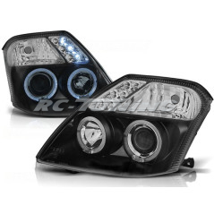 Front Headlights Angel Eyes Citroen C2 09.03-10 Black LPCI08 LPCI08 239,90 €