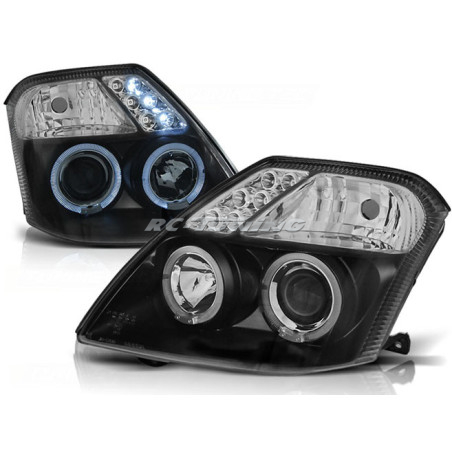 Front Headlights Angel Eyes Citroen C2 09.03-10 Black LPCI08 LPCI08 239,90 €