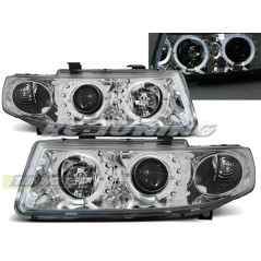 Headlights Angel Eyes Seat Leon/Toledo 04.99-08.04 Chrome