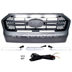 Grille with double LED bar for Ford Ranger T7 16-19