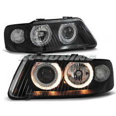 Angel Eyes Frontscheinwerfer Audi A3 8L 09.00-05.03 Schwarz LPAU22