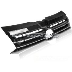 Chrom/schwarzer Kühlergrill für VW T5 10–15 Caravelle Multivan