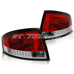 Audi TT 8N 99-06 Rear Lights with Red/Clear Leds