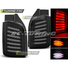 VW T5 04.03-09 LED Rear Lights/Lightbar Smoked/Black