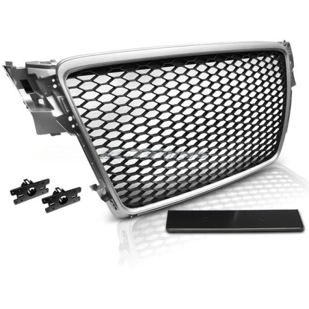 Audi A4 B8 RS-Style 08-11 Silver Grille GRAU03 GRAU03 139,90 €