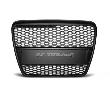 Matt black grille Audi A6 C6 Look RS 04-08