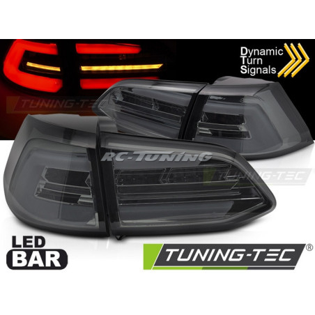 SEQ LED Tail Lights Smoked for VW Golf 7 17-19 SW