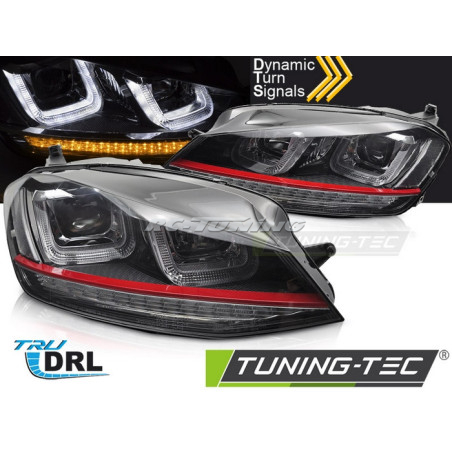 Red Line SEQ Front Headlights for VW Golf 7 13-17