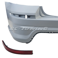Rear bumper with glossy black diffuser for VW T6 + 6.1