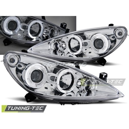 Peugeot 307 04.01-06.05 Chrome Angel Eyes Front Headlights LPPE09 LPPE09 229,90 €