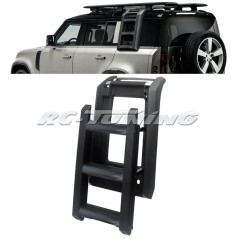 Gloss Black Side Roof Ladder For Land Rover Defender 90 110 2019-