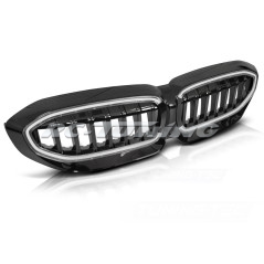 Grille with LED black for BMW 3 Series G20/G21 19-22