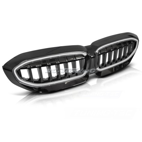 Grille with LED black for BMW 3 Series G20/G21 19-22