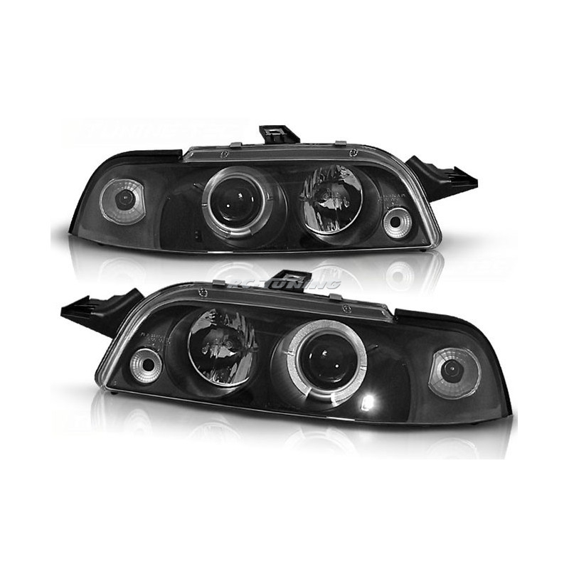 Angel Eyes Frontscheinwerfer Fiat Punto 1 11.93-09.99 Schwarz LPFI09