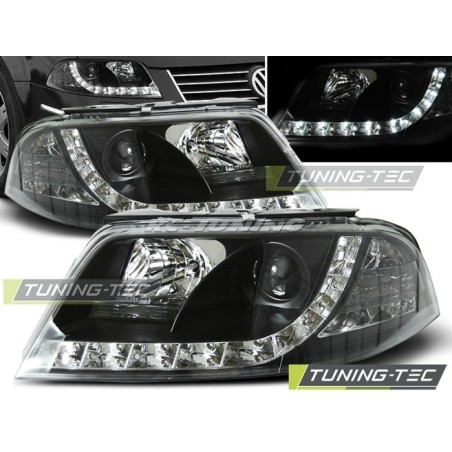 Front Headlights Daylight Volkswagen Passat 3BG 09.00-03.05 Black