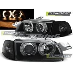 Angel Eyes Frontscheinwerfer Fiat Punto 1 11.93-09.99 Schwarz LPFI10