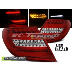 Feux Arrière Mercedes W204 07-10 à Leds/Lightbar Rouge/Clair LDME71 369,90 €