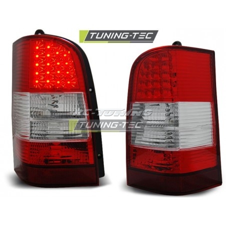 Mercedes VITO W638 96-03 Rear Lights with Red/Clear Leds