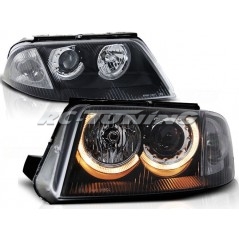 Angel Eyes Frontscheinwerfer Volkswagen Passat 3BG B5 FL 09.00-03.05 Schwarz LPVW46