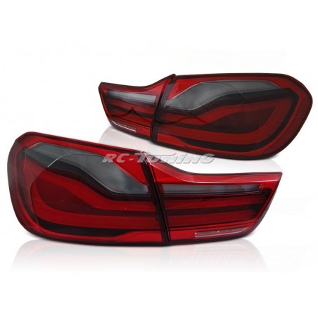 LED BAR TAIL LIGHTS RED SMOKE fits BMW F32/ F33/ F36 13-16