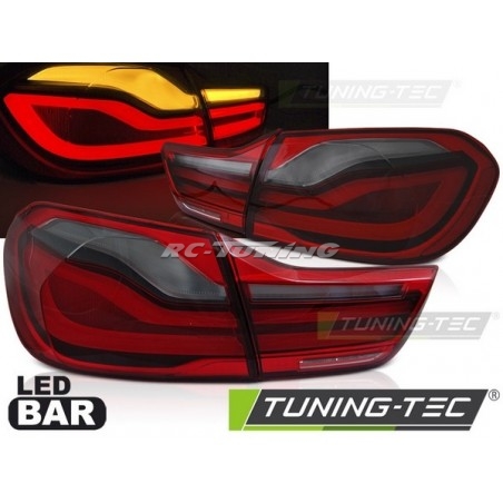 LED BAR TAIL LIGHTS RED SMOKE fits BMW F32/ F33/ F36 13-16