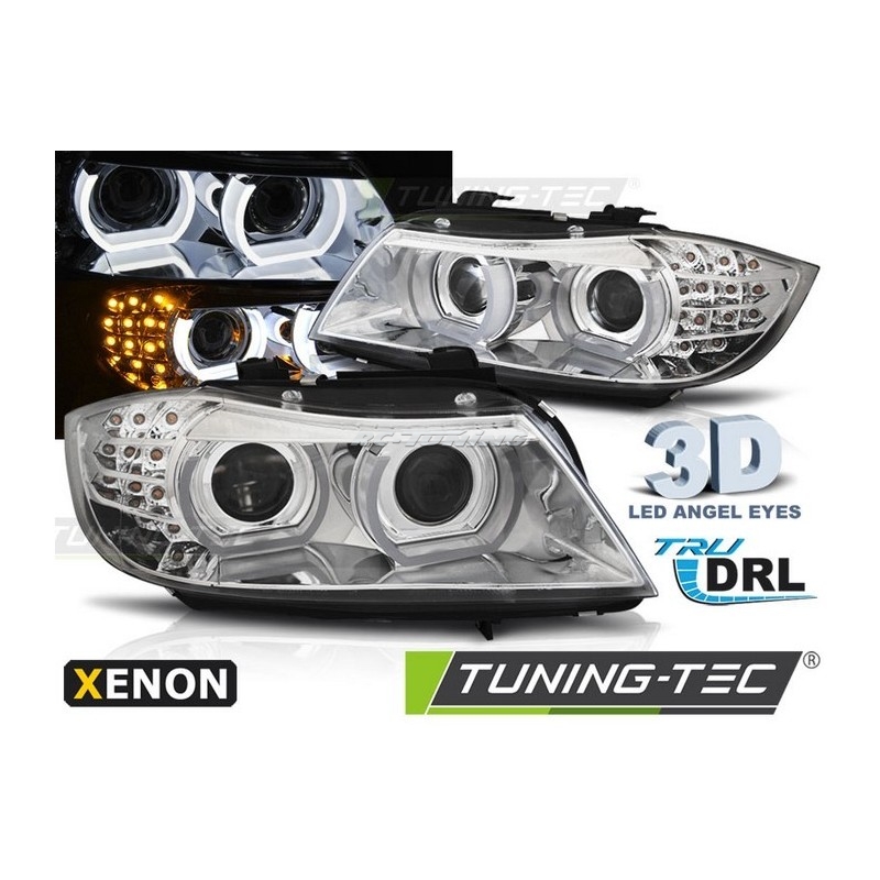 Xenon-Scheinwerfer Angel Eyes LED DRL für BMW Serie 3 E90/E91 LPBML1