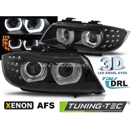 copy of Xenon Headlights Angel Eyes LED DRL For BMW Serie 3 E90/E91