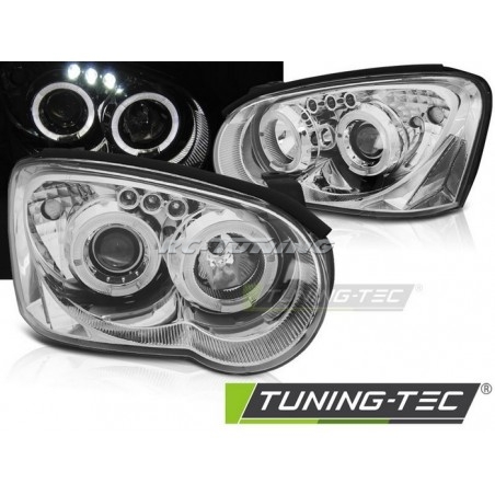 Phares Avant Angel Eyes pour Subaru Impreza II GD 03-05