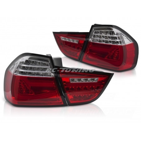 Rear lights LED BAR SEQ red for BMW E90 09-11