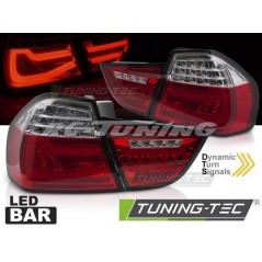 Feux arrière LED BAR SEQ, rouge pour BMW E90 09-11