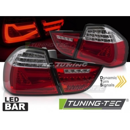 Rear lights LED BAR SEQ red for BMW E90 09-11