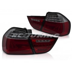 LED BAR SEQ Tail Lights, Smoked for BMW E90 09-11