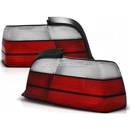 BMW E36 Coupe Rear Lights 12.90-08.99 Red/White