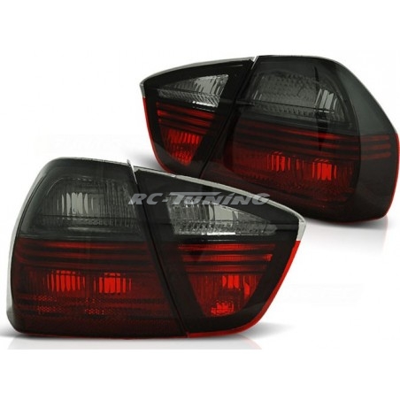 BMW E90 Sedan 03.05-08.08 Red/Smoked Tail Lights