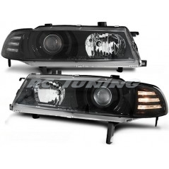 Angel Eyes Frontscheinwerfer Honda Prelude 02.92-01.97 Schwarz LPHO11