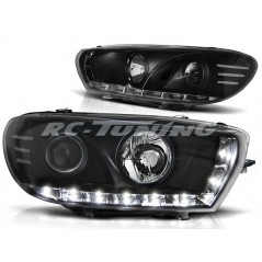 Volkswagen Scirocco 08- Black Daylight Front Headlights