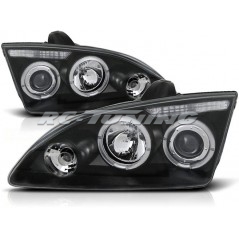 Angel Eyes Frontscheinwerfer Ford Focus II 09.04-01.08 Schwarz LPFO14