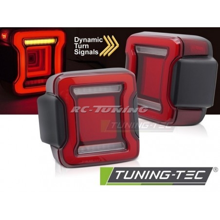 LED Tail Lights Red For Chrysler Jeep Wrangler 18-23