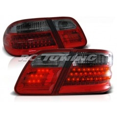 Mercedes W210 95-03.02 Rear Lights with Red/Smoked Leds